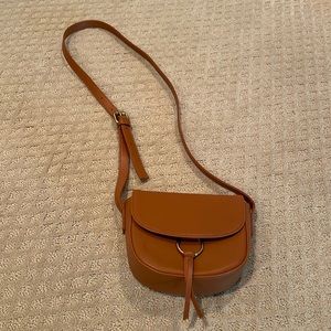 Chestnut colored crossbody bag